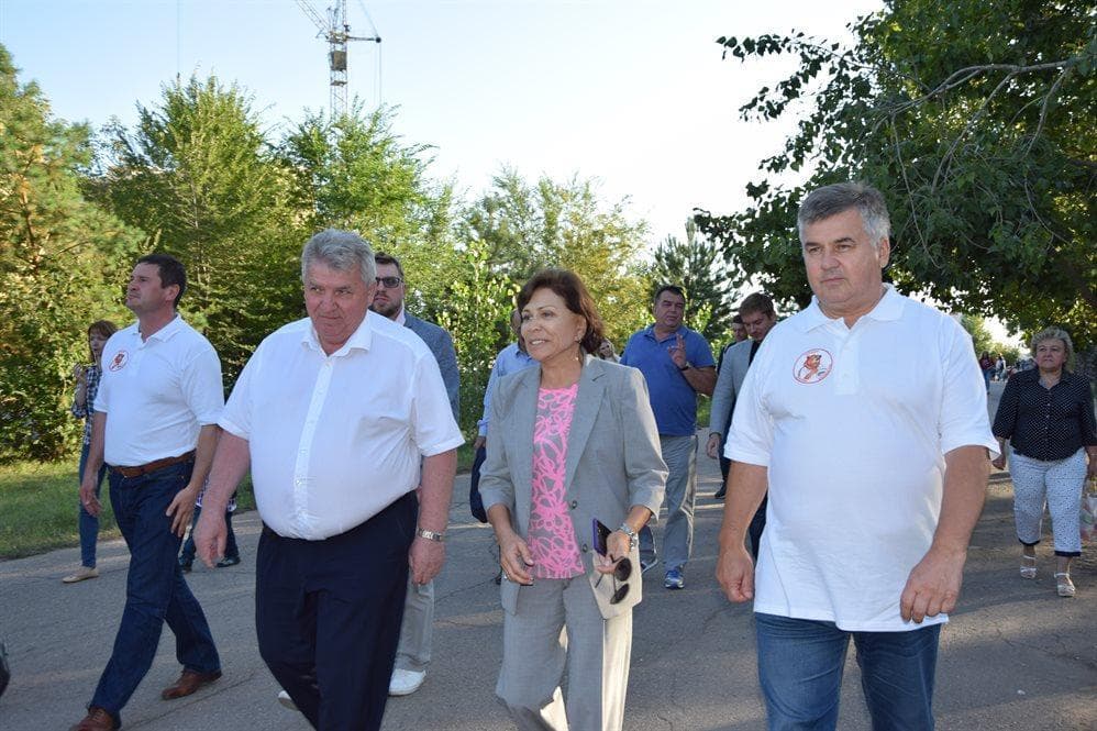 Ирина Роднина открыла в Ульяновске воркаут-площадку